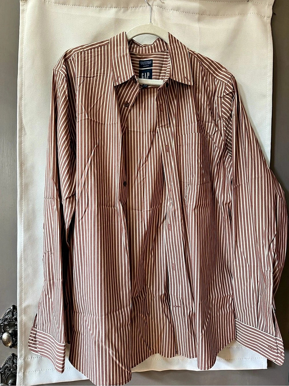 Gap Men's Striped Cotton Shirt